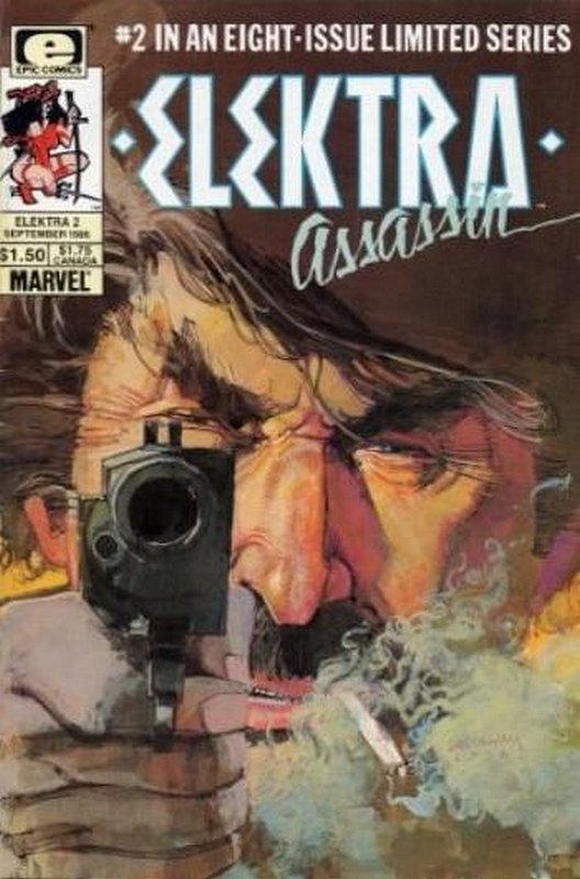 Cover of Elektra: Assassin (1986 Ltd) #2. One of 250,000 Vintage American Comics on sale from Krypton!