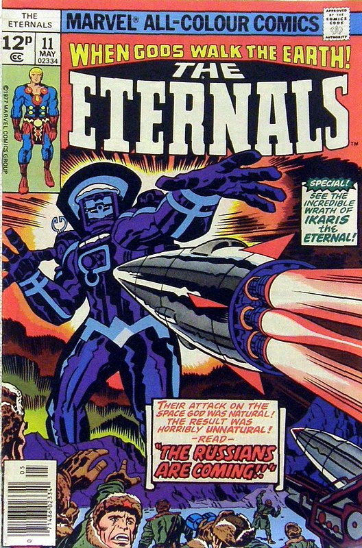 Cover of Eternals (Vol 1) #11. One of 250,000 Vintage American Comics on sale from Krypton!