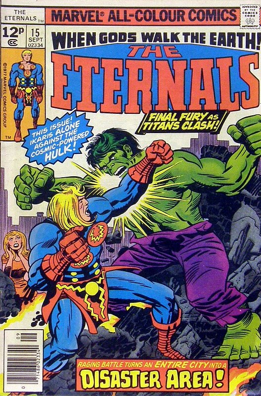 Cover of Eternals (Vol 1) #15. One of 250,000 Vintage American Comics on sale from Krypton!