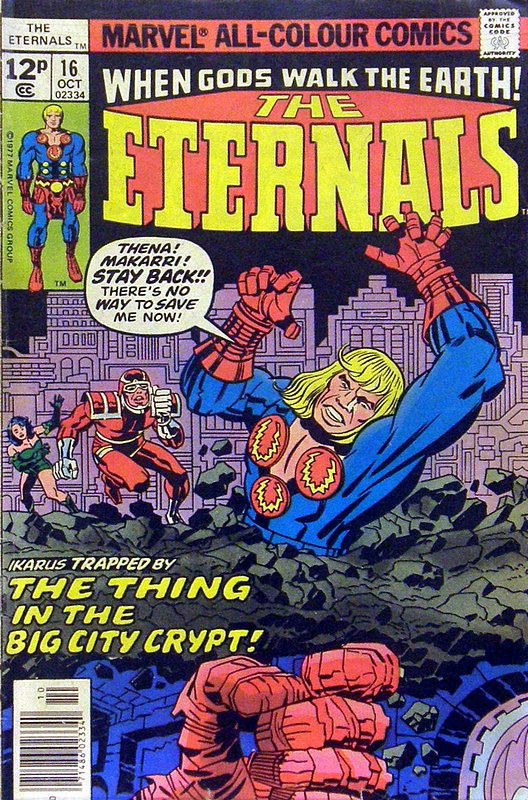 Cover of Eternals (Vol 1) #16. One of 250,000 Vintage American Comics on sale from Krypton!