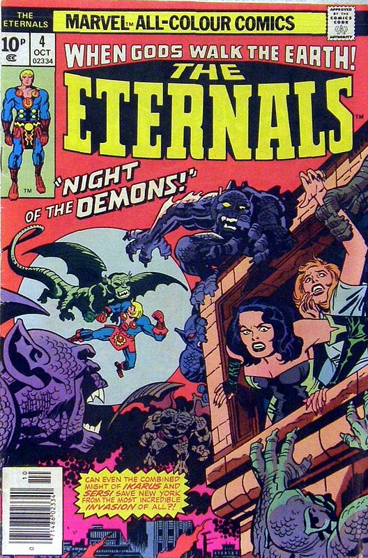 Cover of Eternals (Vol 1) #4. One of 250,000 Vintage American Comics on sale from Krypton!