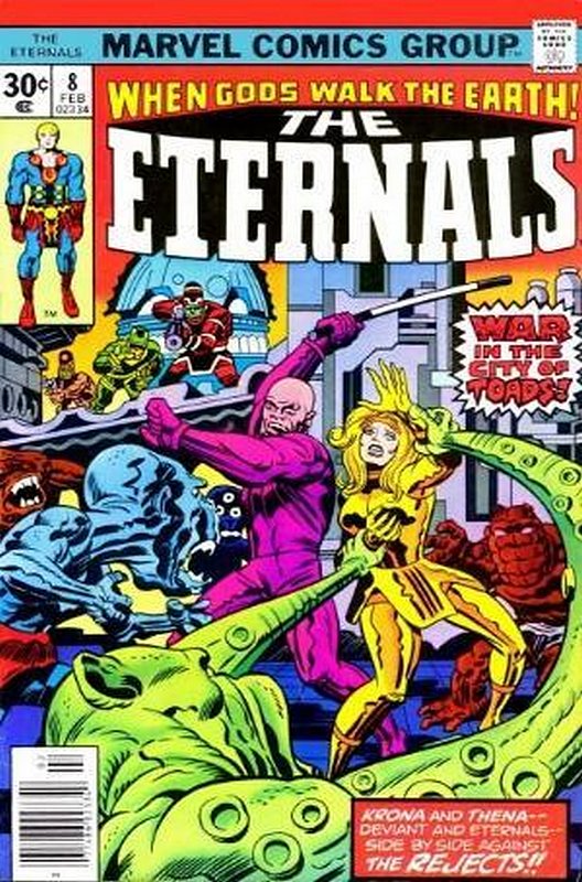 Cover of Eternals (Vol 1) #8. One of 250,000 Vintage American Comics on sale from Krypton!