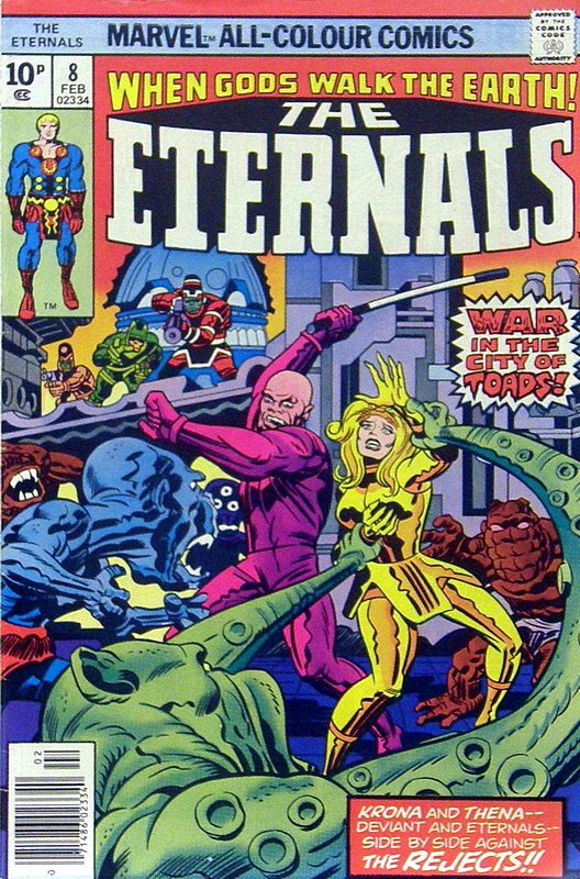 Cover of Eternals (Vol 1) #8. One of 250,000 Vintage American Comics on sale from Krypton!