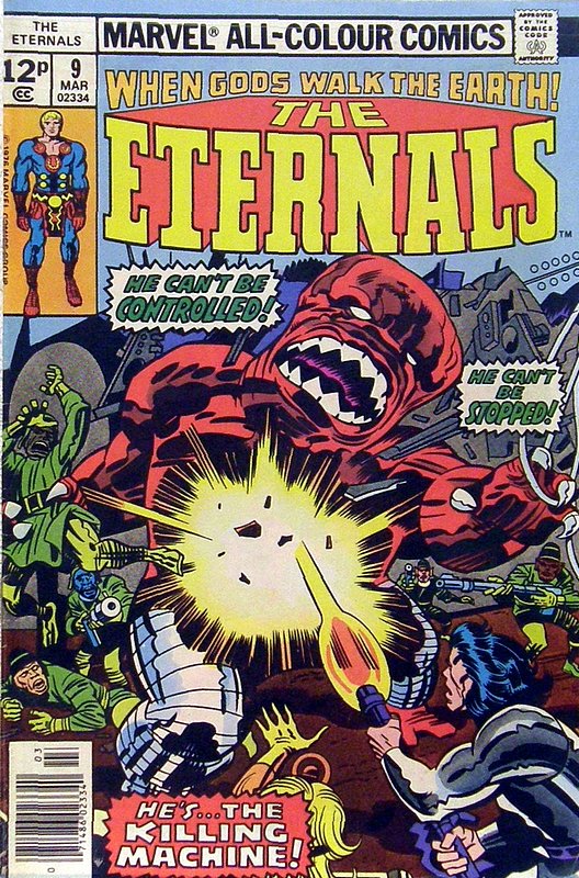 Cover of Eternals (Vol 1) #9. One of 250,000 Vintage American Comics on sale from Krypton!
