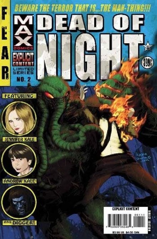 Cover of Dead of Night: Man-Thing (2008 Ltd) #2. One of 250,000 Vintage American Comics on sale from Krypton!