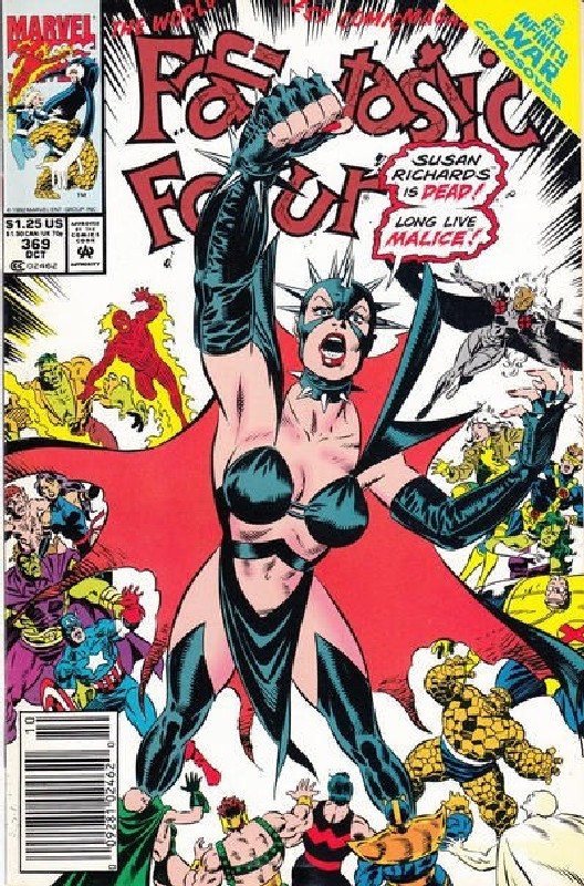 Cover of Fantastic Four (Vol 1) #369. One of 250,000 Vintage American Comics on sale from Krypton!