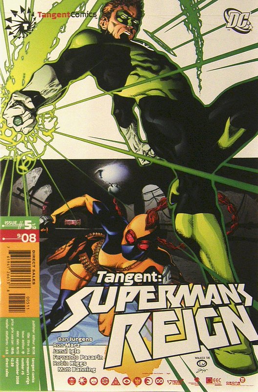 Cover of Tangent: Supermans Reign (2008 Ltd) #5. One of 250,000 Vintage American Comics on sale from Krypton!