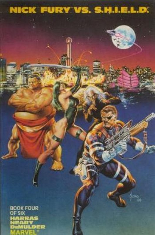 Cover of Nick Fury vs SHIELD (1988 Ltd) #4. One of 250,000 Vintage American Comics on sale from Krypton!