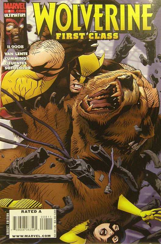 Cover of Wolverine: First Class (Vol 1) #8. One of 250,000 Vintage American Comics on sale from Krypton!