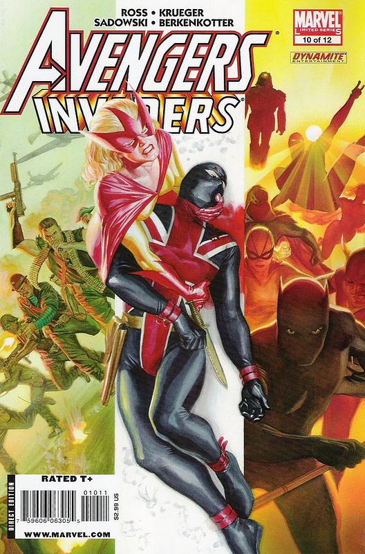 Cover of Avengers/Invaders (2008 Ltd) #10. One of 250,000 Vintage American Comics on sale from Krypton!