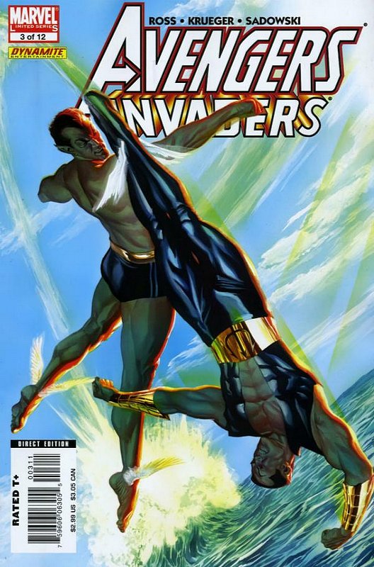 Cover of Avengers/Invaders (2008 Ltd) #3. One of 250,000 Vintage American Comics on sale from Krypton!