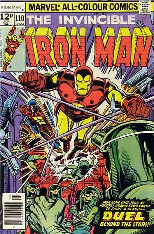 Cover of Iron Man (Vol 1) #110. One of 250,000 Vintage American Comics on sale from Krypton!