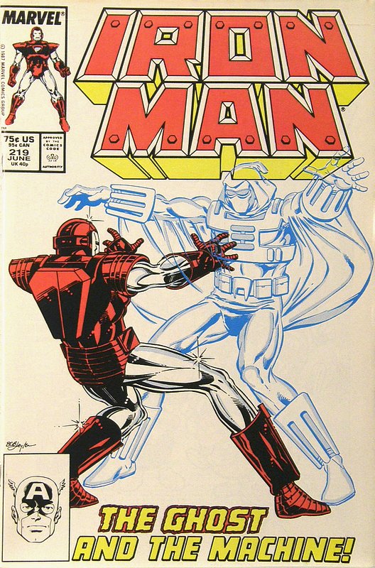 Cover of Iron Man (Vol 1) #219. One of 250,000 Vintage American Comics on sale from Krypton!