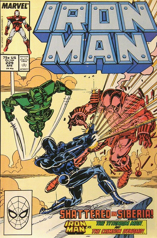 Cover of Iron Man (Vol 1) #229. One of 250,000 Vintage American Comics on sale from Krypton!