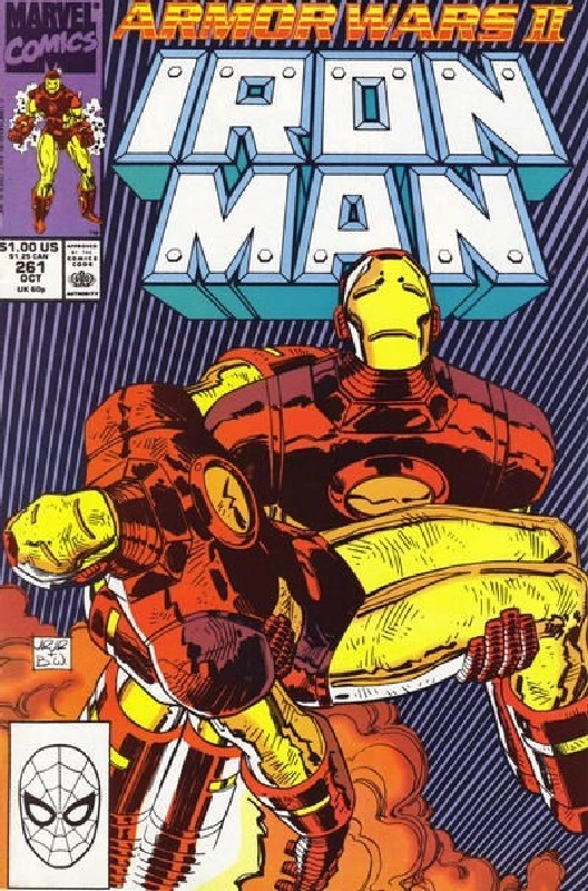Cover of Iron Man (Vol 1) #261. One of 250,000 Vintage American Comics on sale from Krypton!