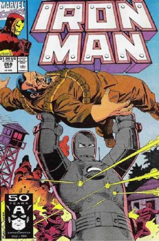 Cover of Iron Man (Vol 1) #268. One of 250,000 Vintage American Comics on sale from Krypton!