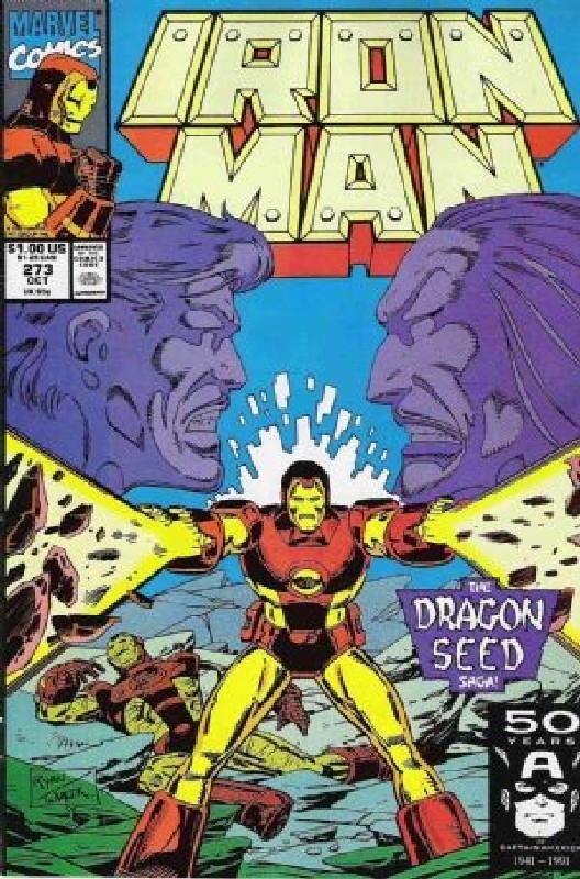 Cover of Iron Man (Vol 1) #273. One of 250,000 Vintage American Comics on sale from Krypton!