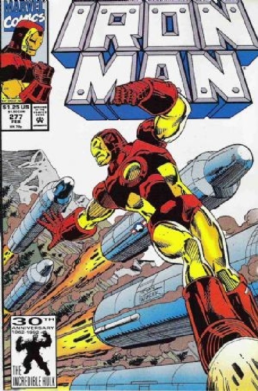 Cover of Iron Man (Vol 1) #277. One of 250,000 Vintage American Comics on sale from Krypton!