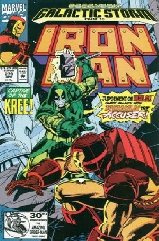 Cover of Iron Man (Vol 1) #279. One of 250,000 Vintage American Comics on sale from Krypton!