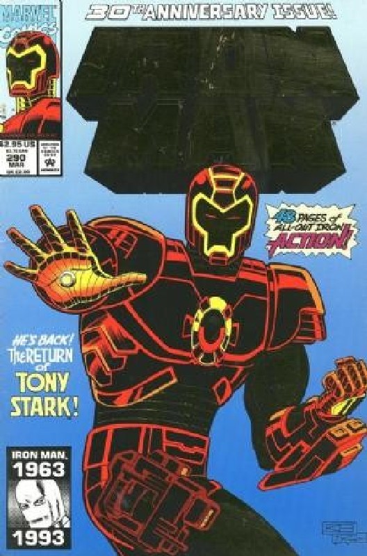 Cover of Iron Man (Vol 1) #290. One of 250,000 Vintage American Comics on sale from Krypton!