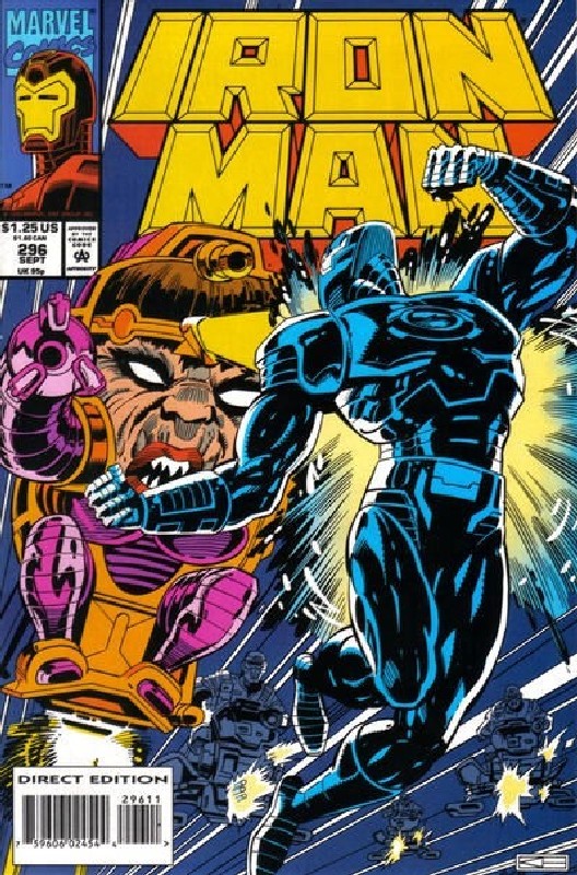 Cover of Iron Man (Vol 1) #296. One of 250,000 Vintage American Comics on sale from Krypton!