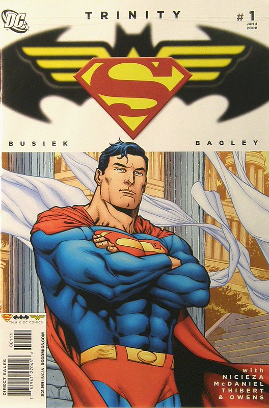 Cover of Trinity (2008) #1. One of 250,000 Vintage American Comics on sale from Krypton!