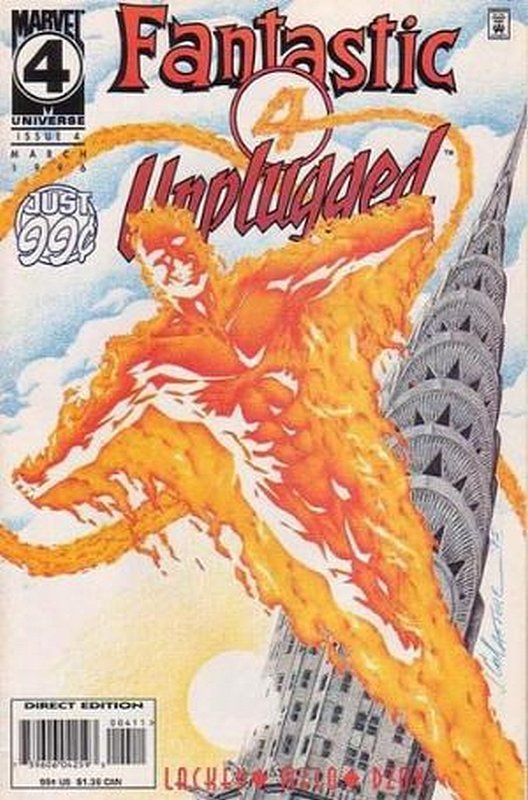 Cover of Fantastic Four Unplugged (Vol 1) #4. One of 250,000 Vintage American Comics on sale from Krypton!