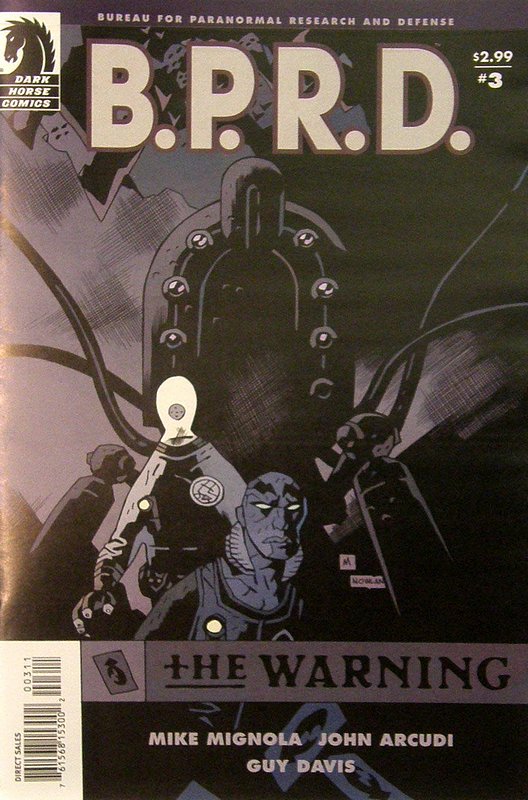 Cover of BPRD: The Warning (2008 Ltd) #3. One of 250,000 Vintage American Comics on sale from Krypton!