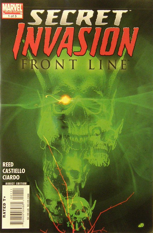 Cover of Secret Invasion: Frontline (2008 ltd) #1. One of 250,000 Vintage American Comics on sale from Krypton!