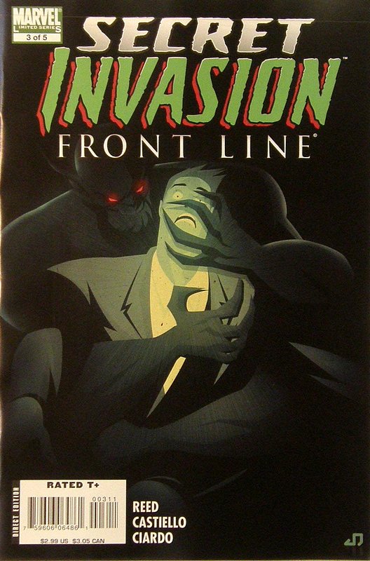 Cover of Secret Invasion: Frontline (2008 ltd) #3. One of 250,000 Vintage American Comics on sale from Krypton!