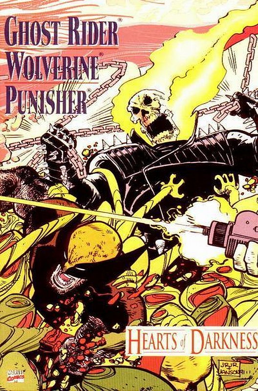 Cover of Ghost Rider/Wolverine/Punisher: Hearts of Darkness #1. One of 250,000 Vintage American Comics on sale from Krypton!