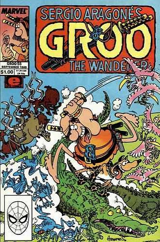 Cover of Groo the Wanderer (Vol 1) #55. One of 250,000 Vintage American Comics on sale from Krypton!