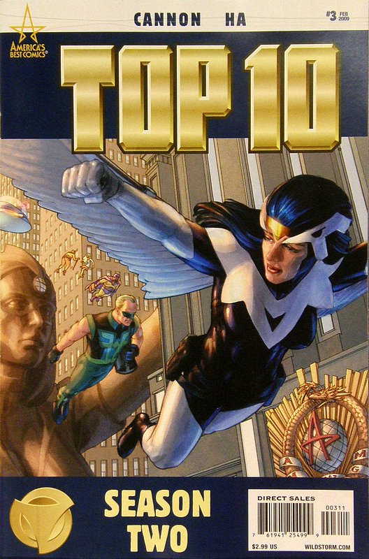 Cover of Top Ten Season Two #3. One of 250,000 Vintage American Comics on sale from Krypton!