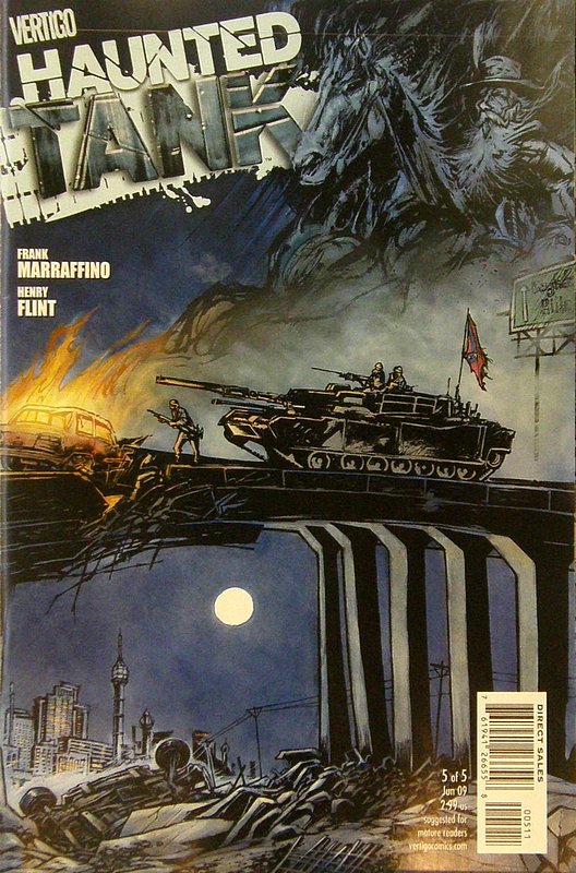 Cover of Haunted Tank (Vol 1) #5. One of 250,000 Vintage American Comics on sale from Krypton!