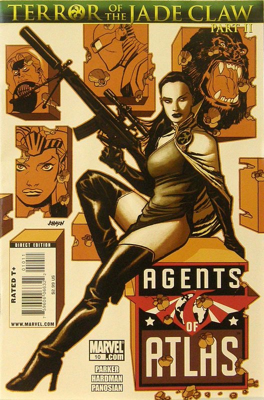 Cover of Agents of Atlas (Vol 1) #10. One of 250,000 Vintage American Comics on sale from Krypton!