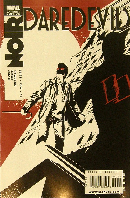 Cover of Daredevil: Noir (2009 Ltd) #2. One of 250,000 Vintage American Comics on sale from Krypton!