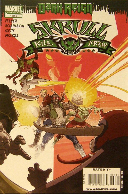 Cover of Skrull Kill Krew (2009 Ltd) #4. One of 250,000 Vintage American Comics on sale from Krypton!