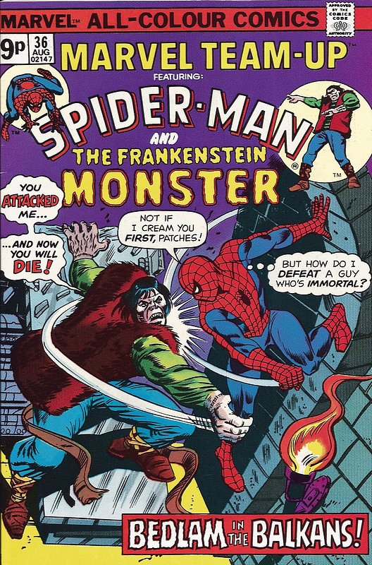 Cover of Marvel Team-up (Vol 1) #36. One of 250,000 Vintage American Comics on sale from Krypton!