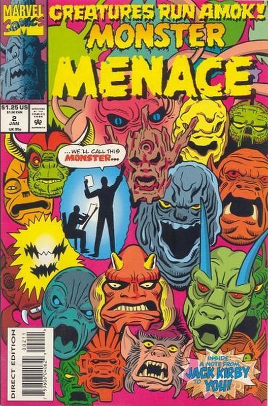 Cover of Monster Menace (1993 Ltd) #2. One of 250,000 Vintage American Comics on sale from Krypton!