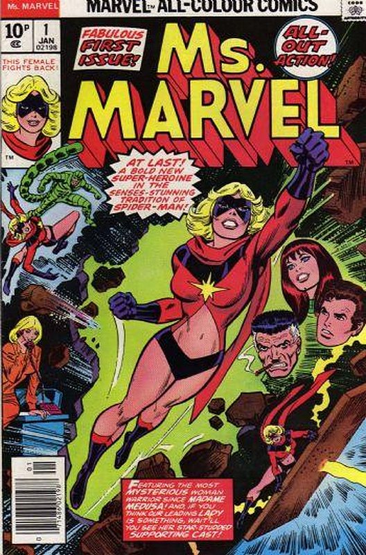 Cover of Ms Marvel (Vol 1) #1. One of 250,000 Vintage American Comics on sale from Krypton!