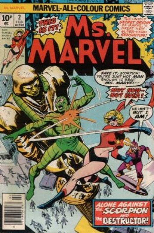 Cover of Ms Marvel (Vol 1) #2. One of 250,000 Vintage American Comics on sale from Krypton!