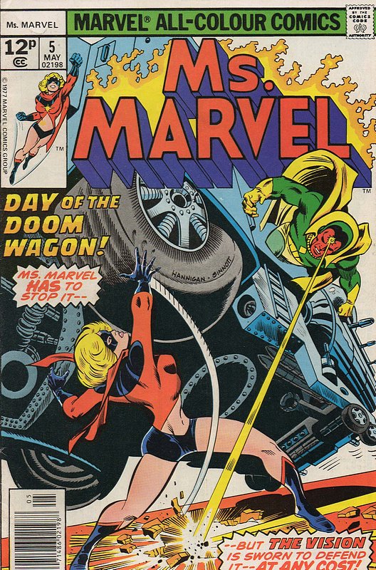 Cover of Ms Marvel (Vol 1) #5. One of 250,000 Vintage American Comics on sale from Krypton!