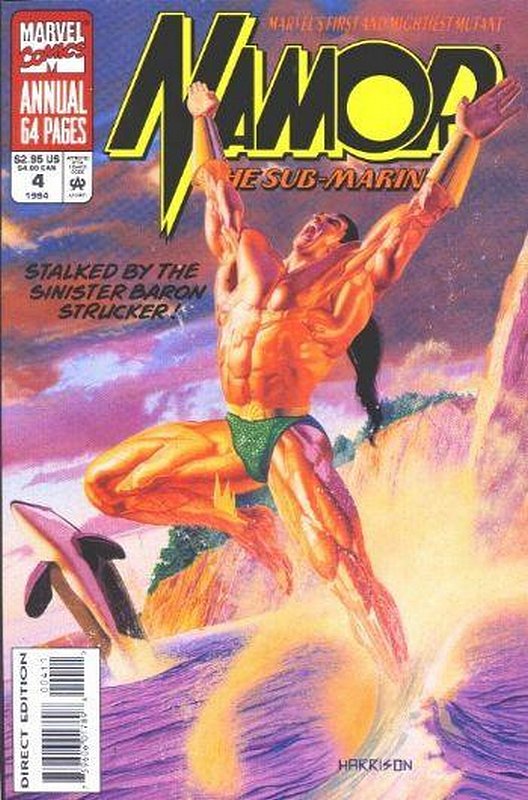 Cover of Namor Annual #4. One of 250,000 Vintage American Comics on sale from Krypton!
