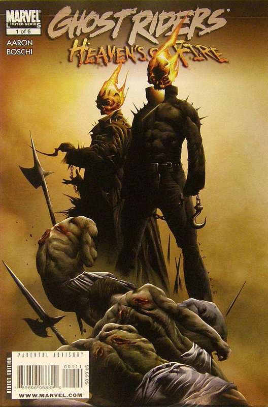 Cover of Ghost Riders: Heavens on Fire (2009 Ltd) #1. One of 250,000 Vintage American Comics on sale from Krypton!