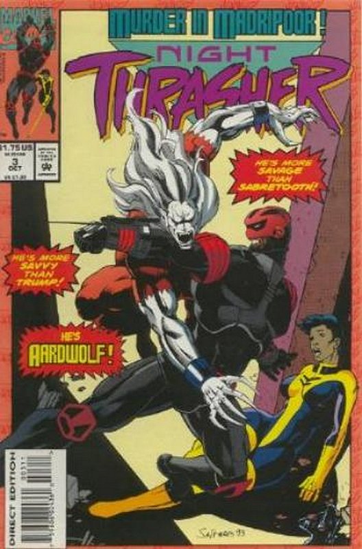 Cover of Night Thrasher (Vol 1) #3. One of 250,000 Vintage American Comics on sale from Krypton!
