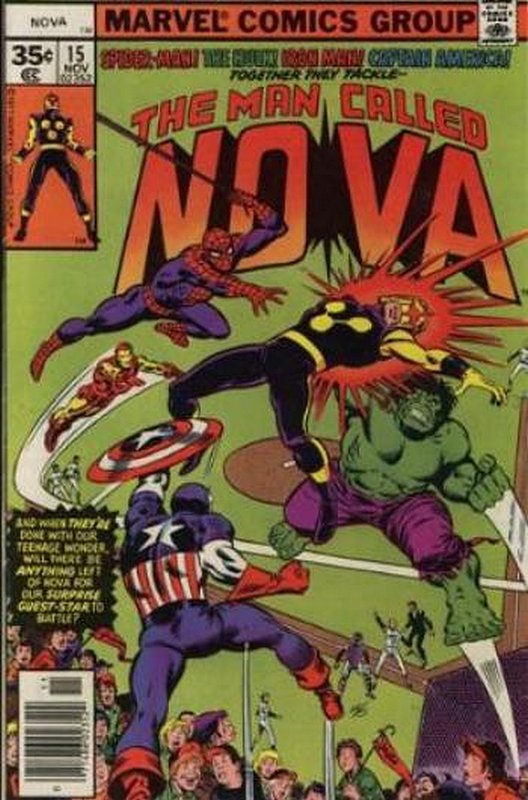 Cover of Nova (Vol 1) #15. One of 250,000 Vintage American Comics on sale from Krypton!