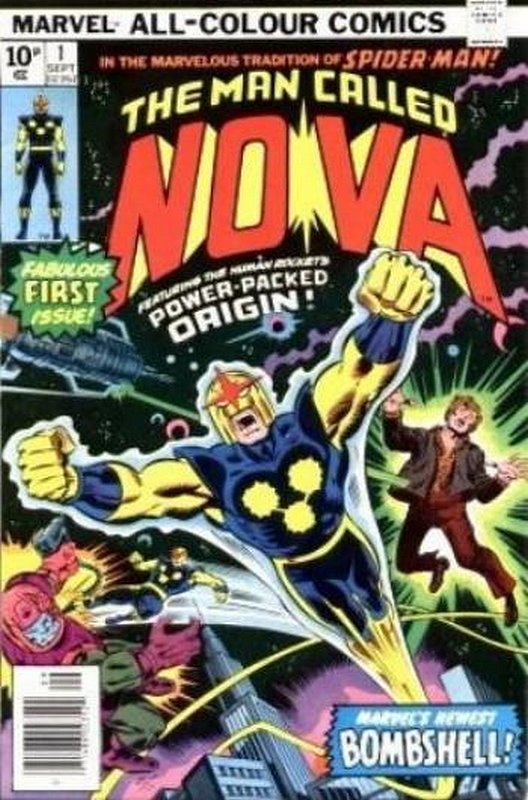 Cover of Nova (Vol 1) #1. One of 250,000 Vintage American Comics on sale from Krypton!