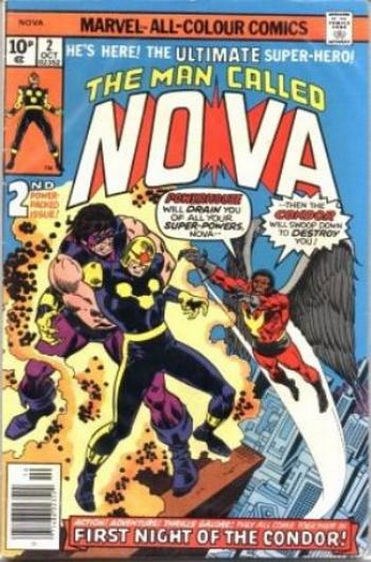 Cover of Nova (Vol 1) #2. One of 250,000 Vintage American Comics on sale from Krypton!