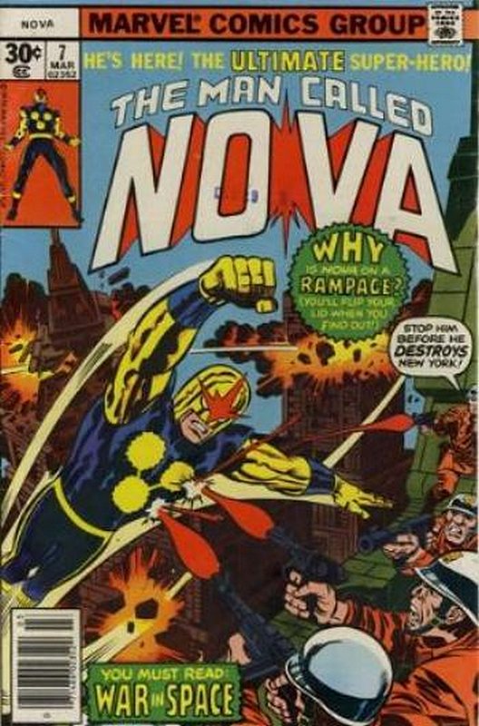 Cover of Nova (Vol 1) #7. One of 250,000 Vintage American Comics on sale from Krypton!