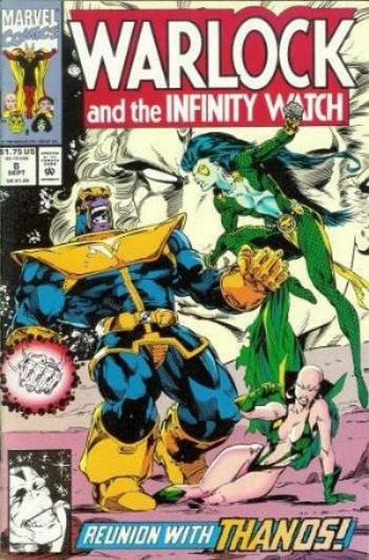 Cover of Warlock (Vol 2) and the Inifinity Watch #8. One of 250,000 Vintage American Comics on sale from Krypton!